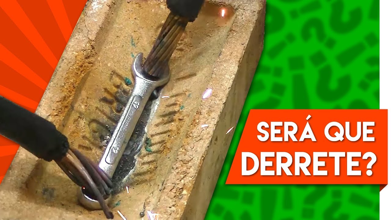🔵 5.000 AMPERES DERRETE uma CHAVE DE BOCA??? – Ideia Maluca 💡