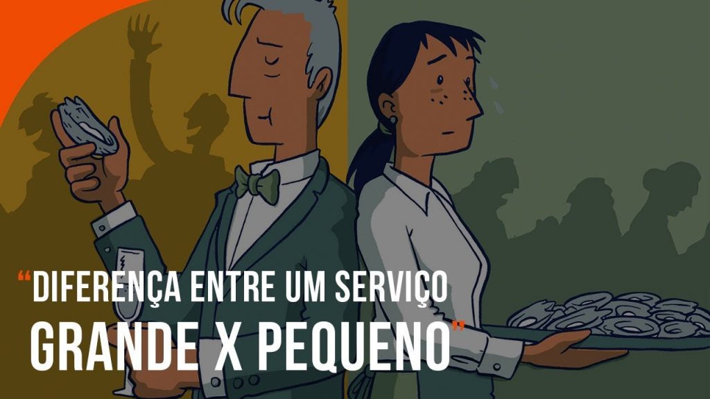 Qual a Diferença da Venda do Serviço Grande e Pequeno